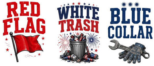 RED WHITE AND BLUE #140