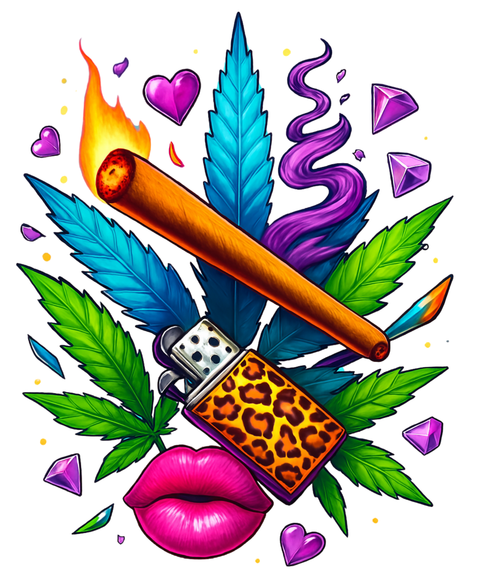 LIPS LIGHTER AND JOINT