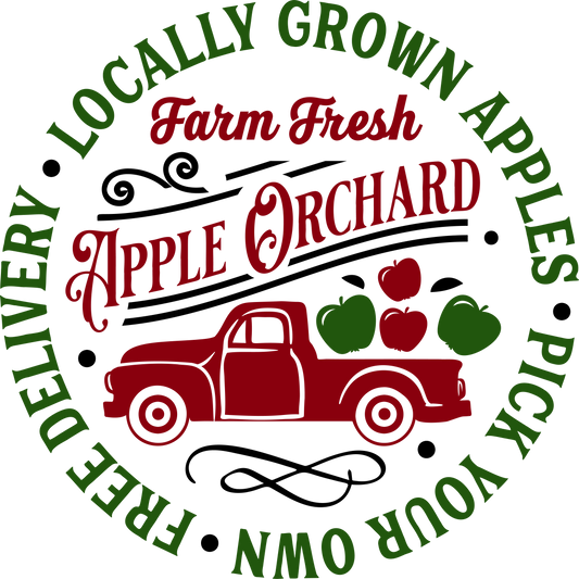 LOCALLY GROWN APPLES