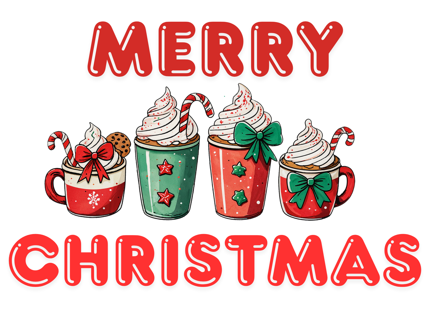 HOT COCOA MERRY CHRISTMAS