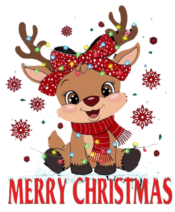 MERRY CHRISTMAS REINDEER