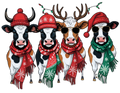 CHRISTMAS COWS