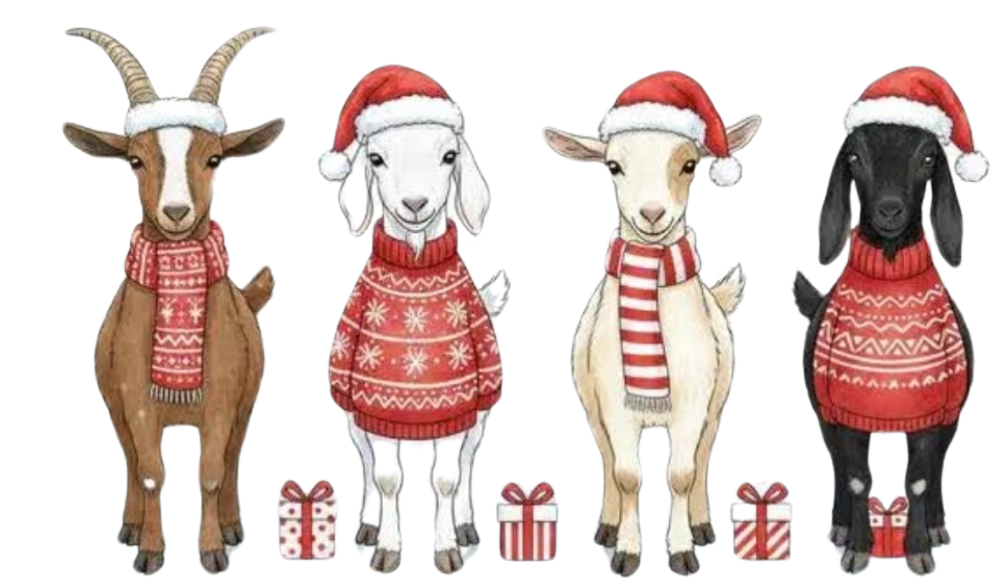 CHRISTMAS GOATS