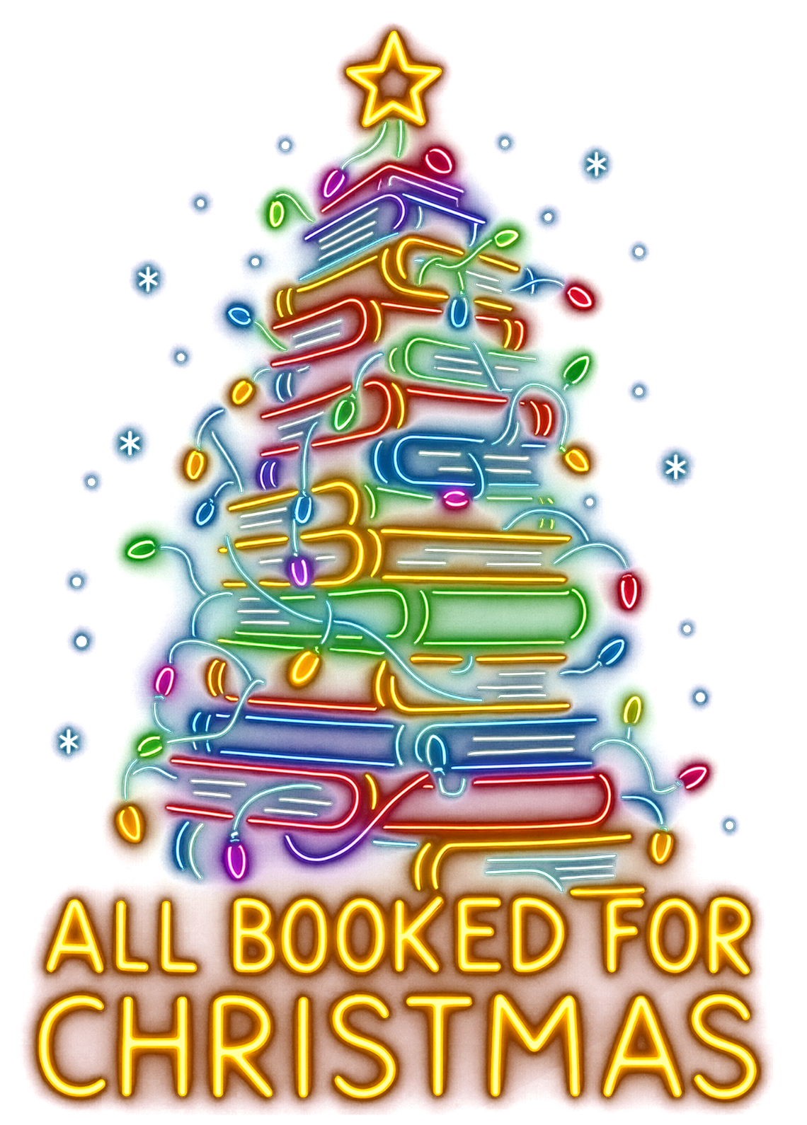 NEON ALL BOOKED FOR CHRISTMAS TREE