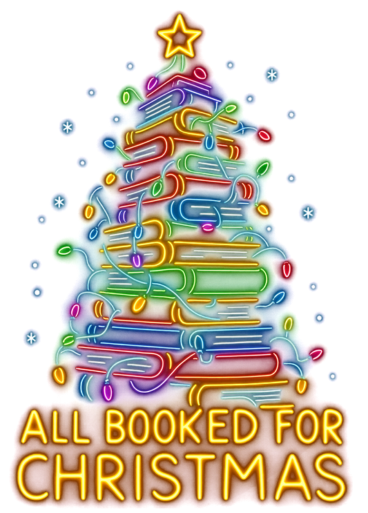 NEON ALL BOOKED FOR CHRISTMAS TREE