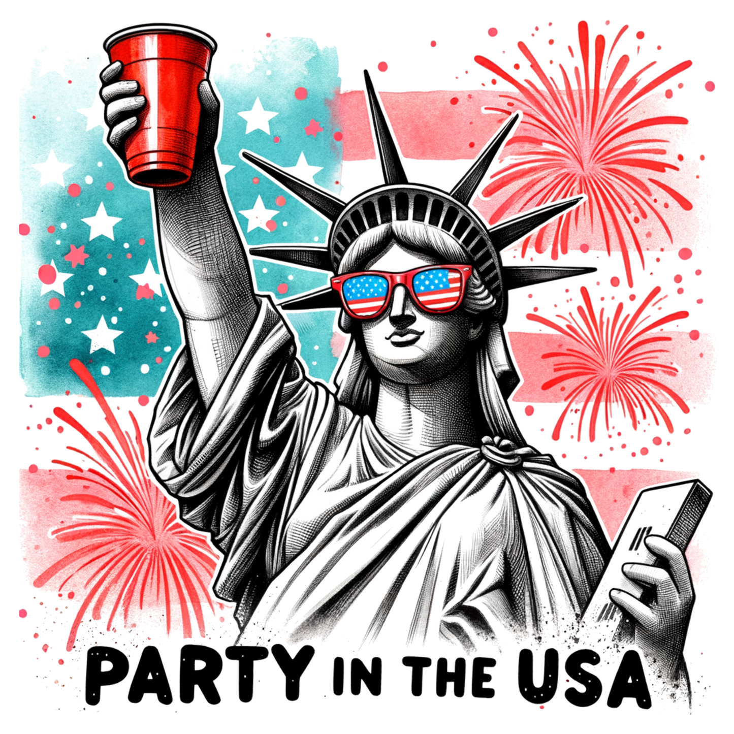 RED WHITE AND BLUE #3