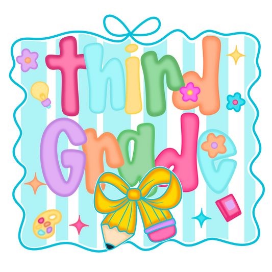 THIRD GRADE PENCIL BOW