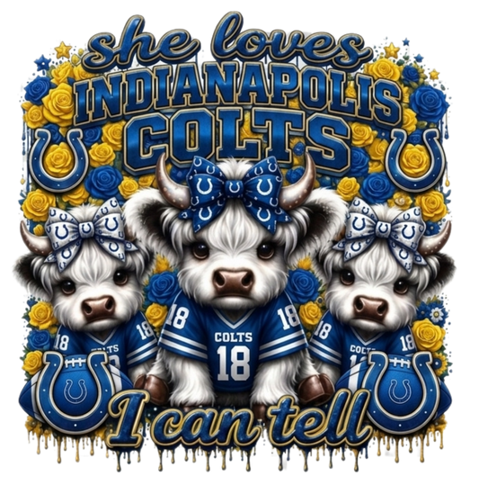 SHE LOVES INDIANAPOLIS COLTS