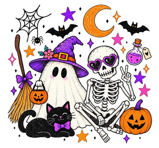 GHOST AND A SKELETON
