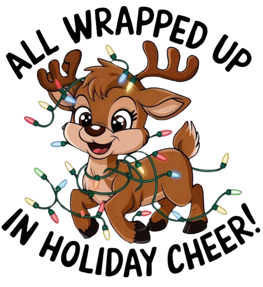 ALL WRAPPED UP REINDEER