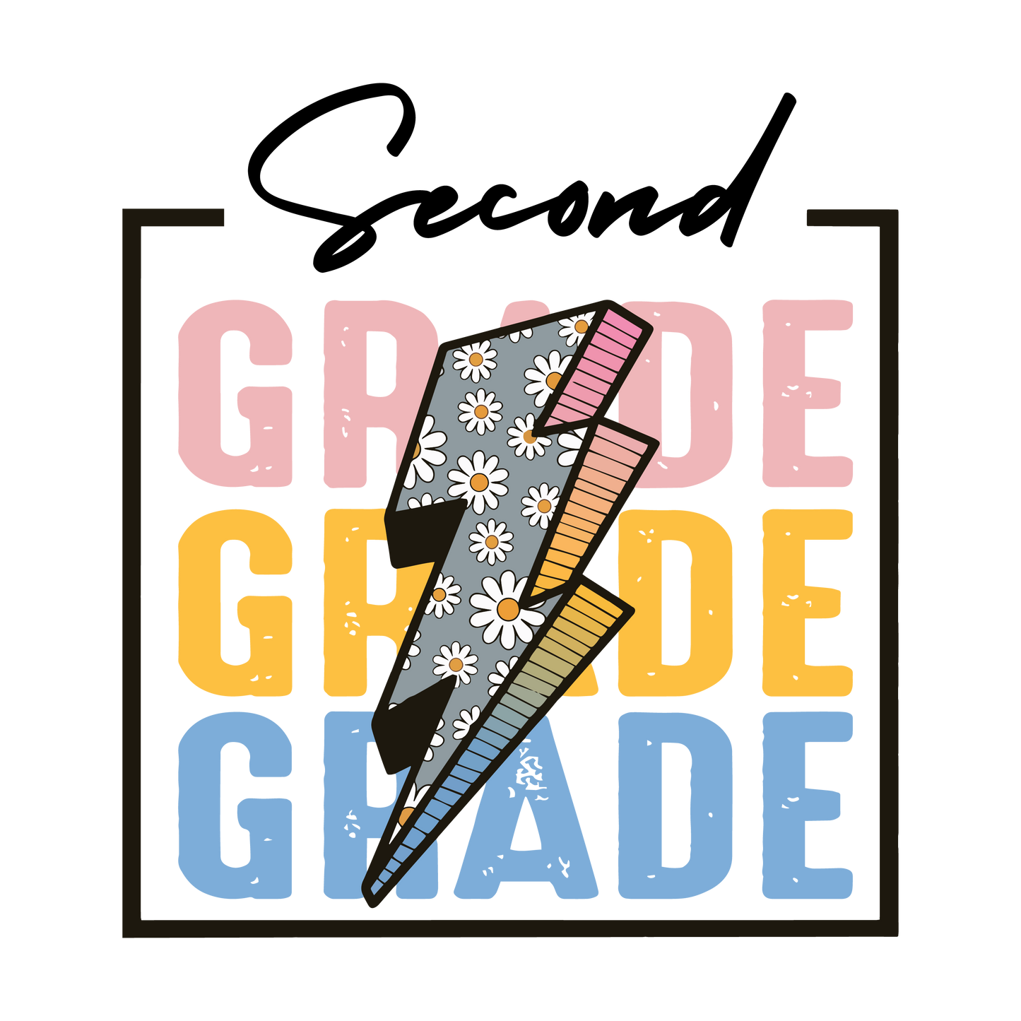 SECOND GRADE LIGHTNING BOLT