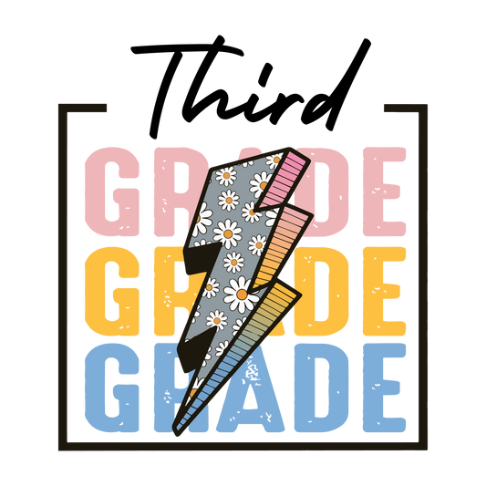 THIRD GRADE LIGHTNING BOLT