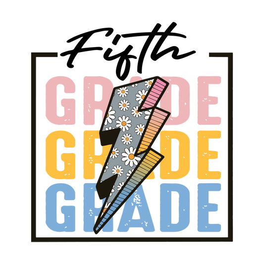 FIFTH GRADE LIGHTNING BOLT