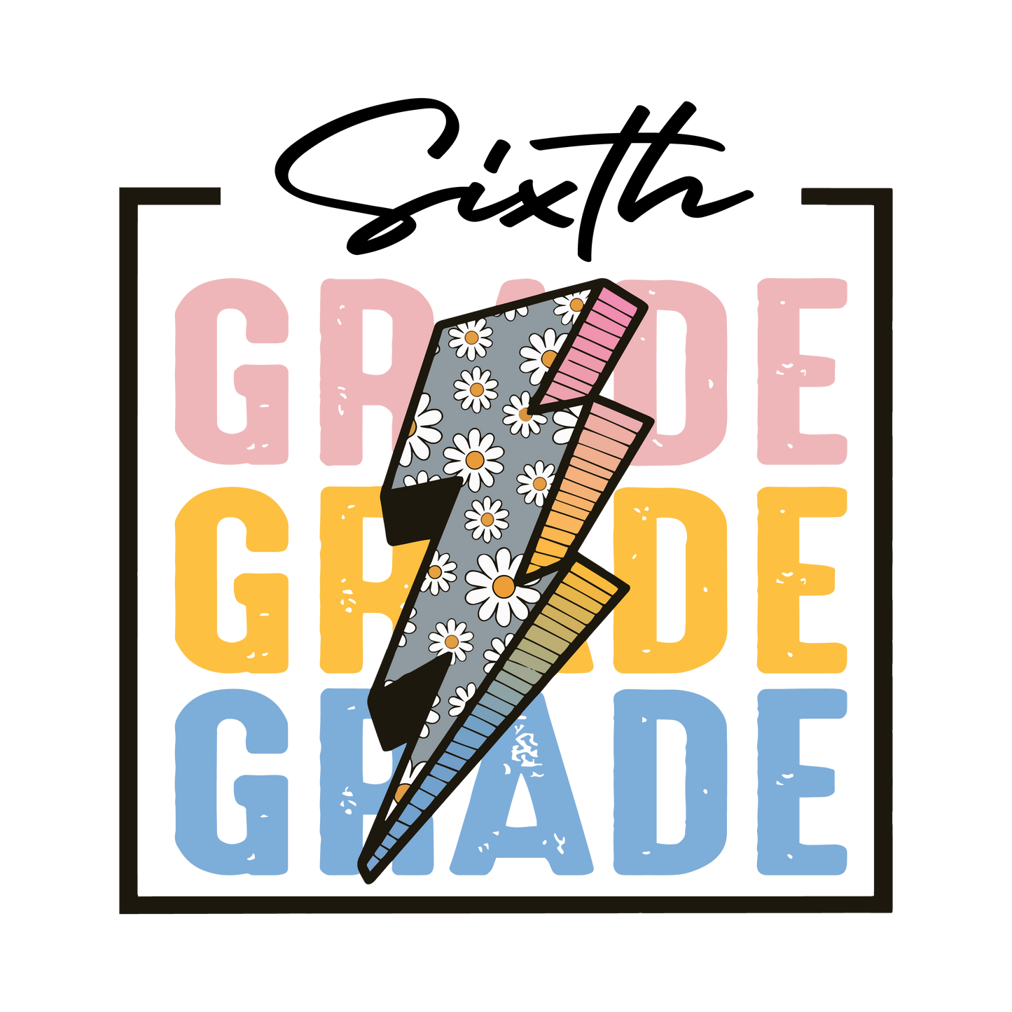 SIXTH GRADE LIGHTNING BOLT