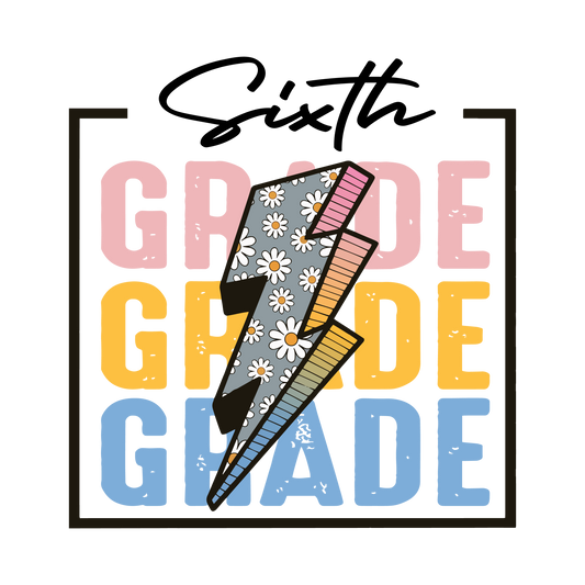 SIXTH GRADE LIGHTNING BOLT