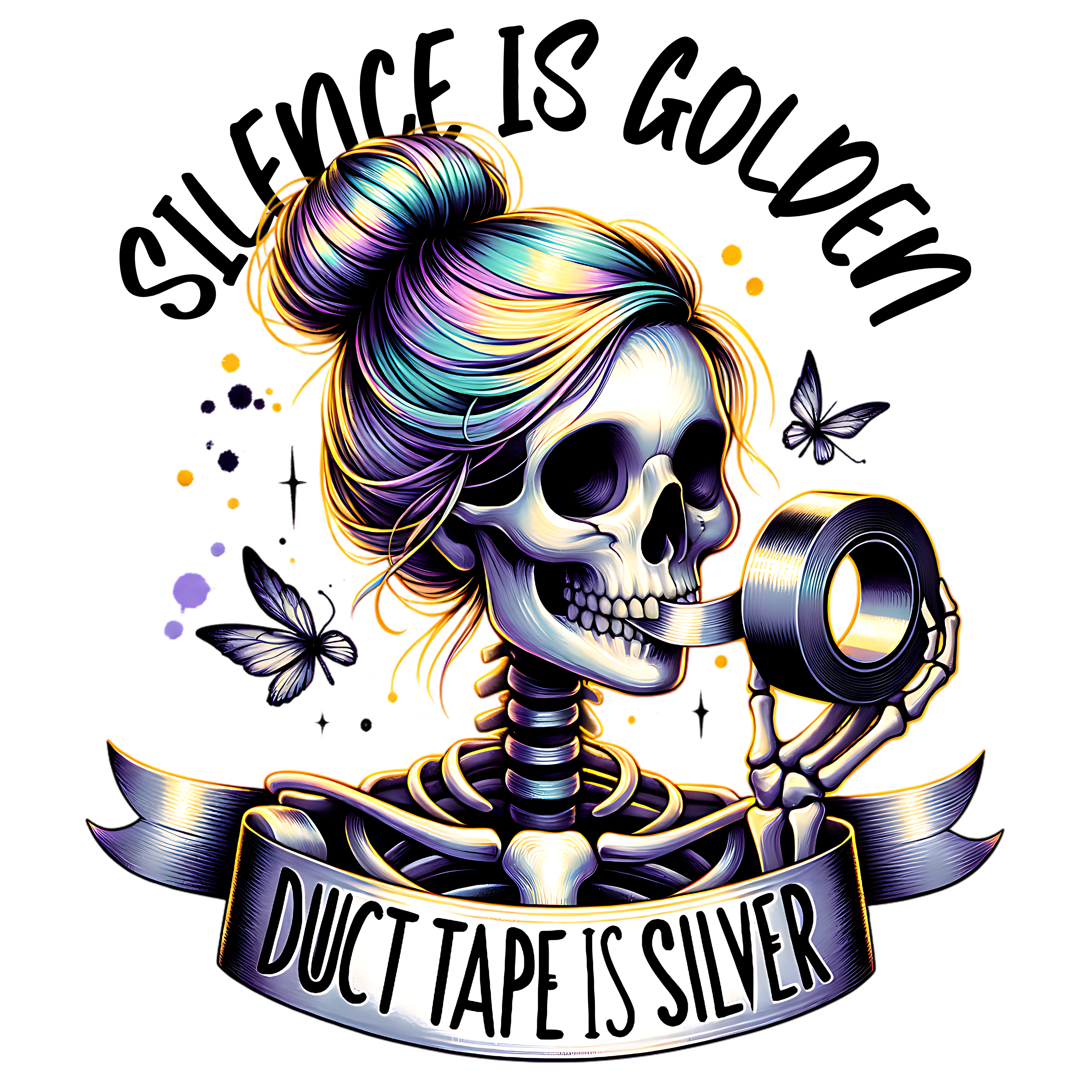 SILENCE IS GOLDEN SKELETON