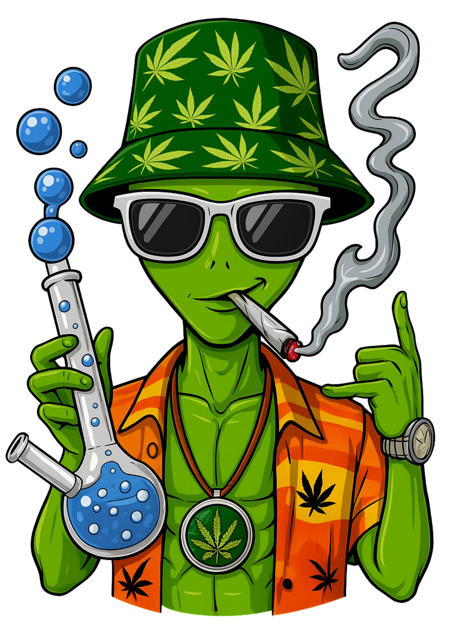 SMOKING ALIEN