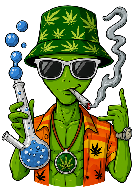 SMOKING ALIEN