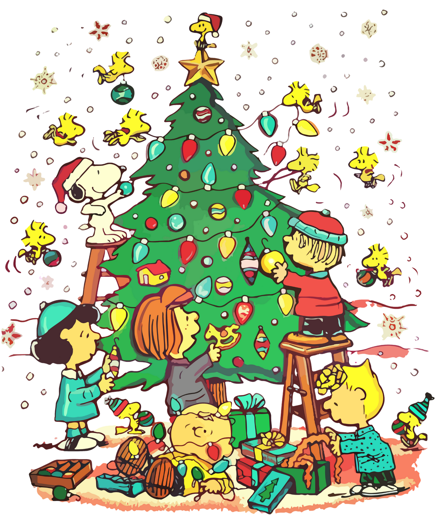 PEANUTS AROUND THE TREE