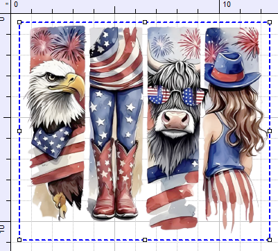 4 PANEL COWGIRL