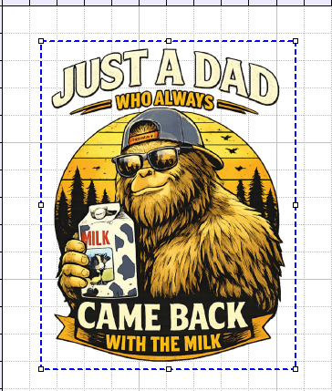 JUST A DAD BIG FOOT