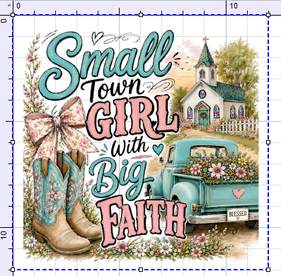 SMALL TOWN GIRL WITH BIG FAITH