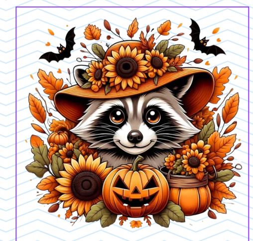 RACCOON WITH BATS