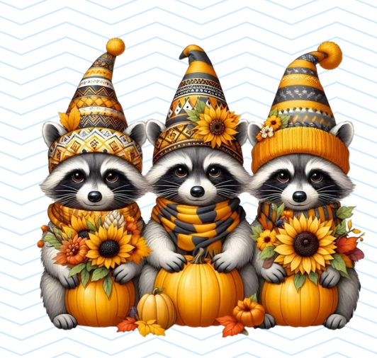 TRIPLE RACCOONS
