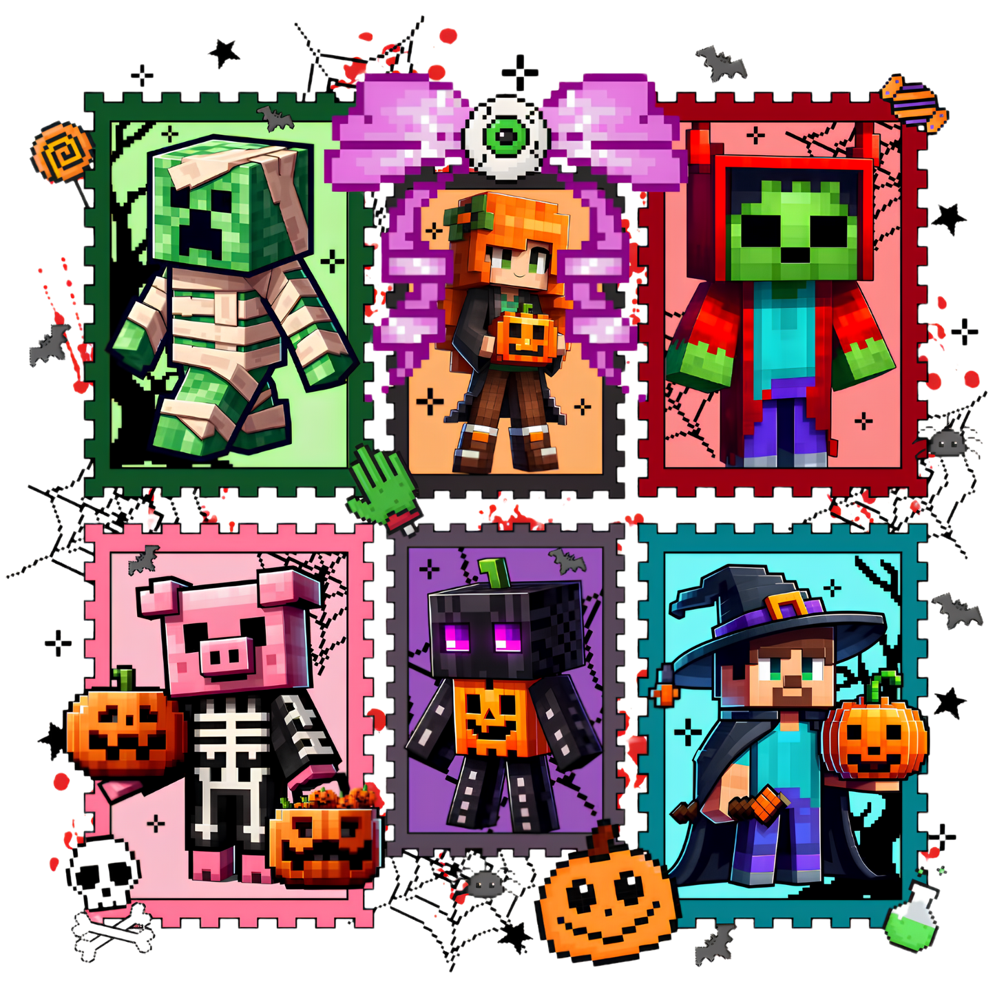 MINECRAFT STAMPS