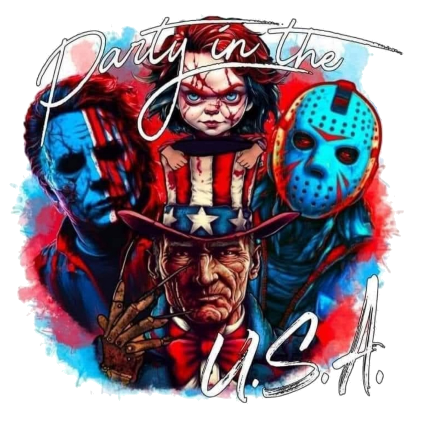 RED WHITE AND BLUE #64