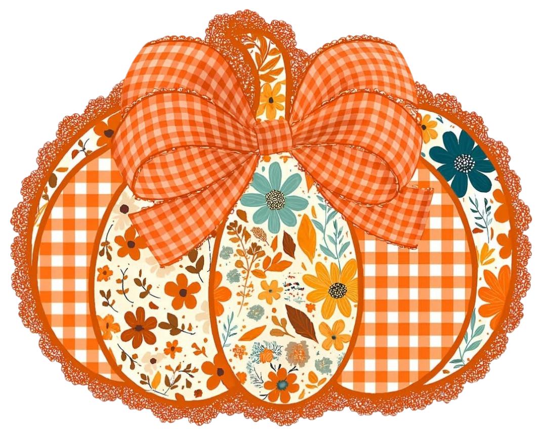 FLORAL PUMPKIN
