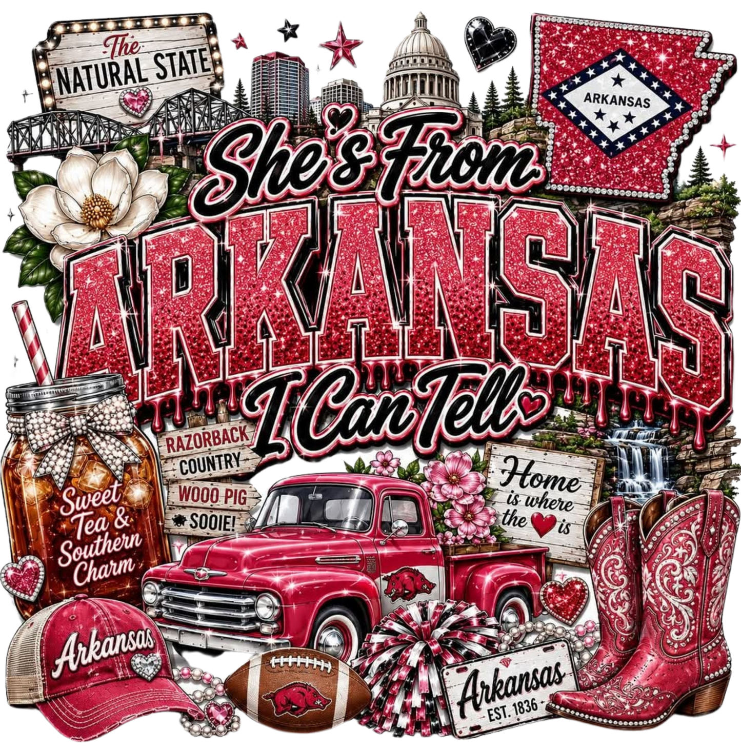 SHE'S FROM ARKANSAS I CAN TELL