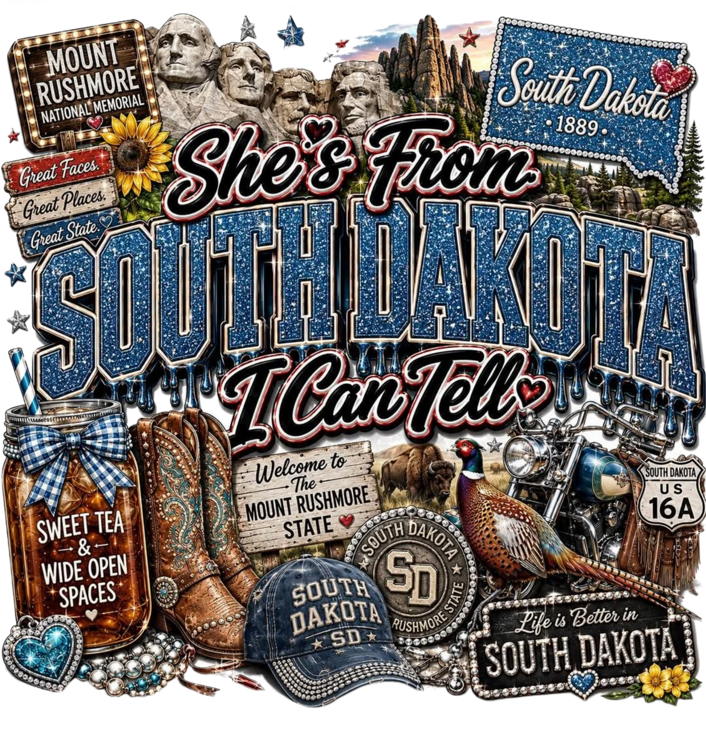 SHE'S FROM SOUTH DAKOTA I CAN TELL