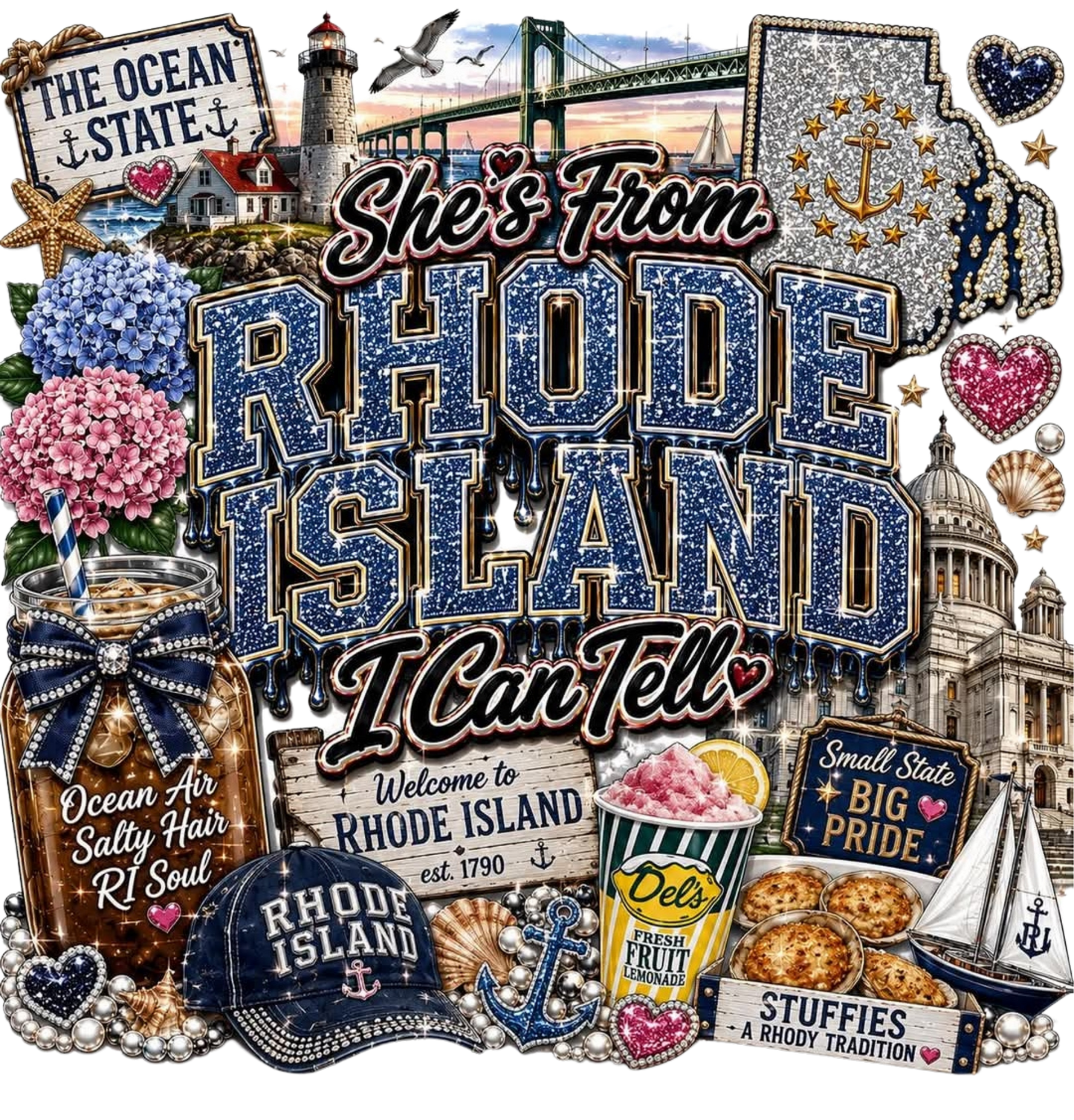 SHE'S FROM RHODE ISLAND I CAN TELL