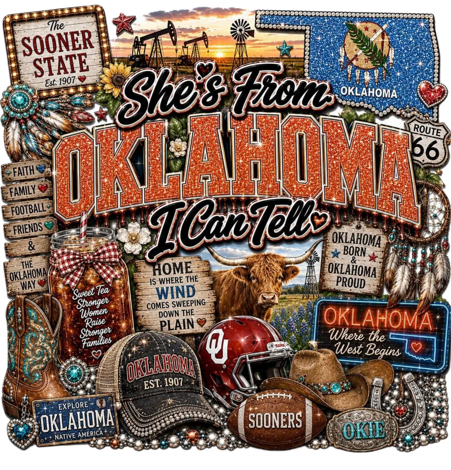 SHE'S FROM OKLAHOMA I CAN TELL