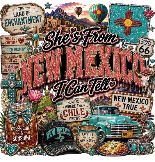 SHE'S FROM NEW MEXICO I CAN TELL