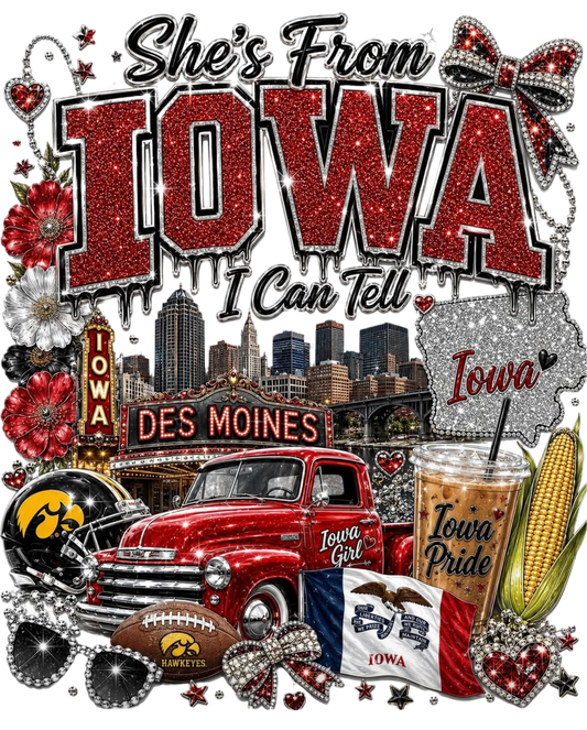 SHE'S FROM IOWA I CAN TELL
