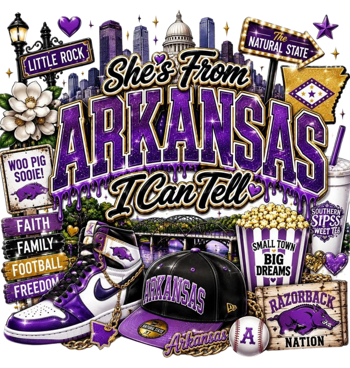 SHE'S FROM ARKANSAS I CAN TELL