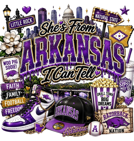 SHE'S FROM ARKANSAS I CAN TELL