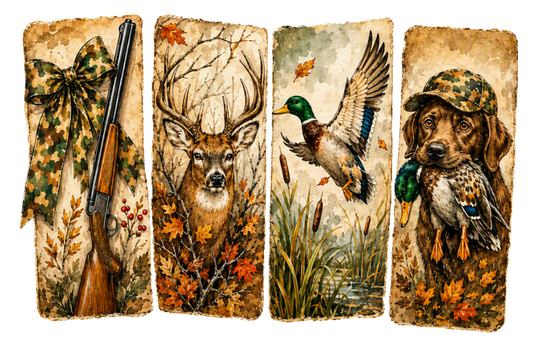 4 PANEL EARTH TONE HUNTING