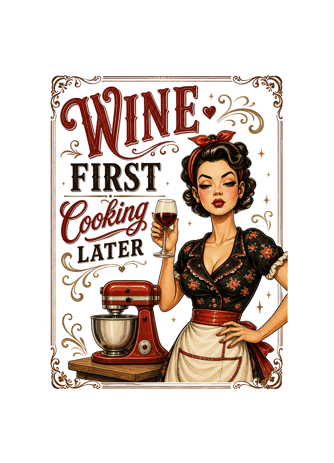 WINE FIRST COOKING LATER