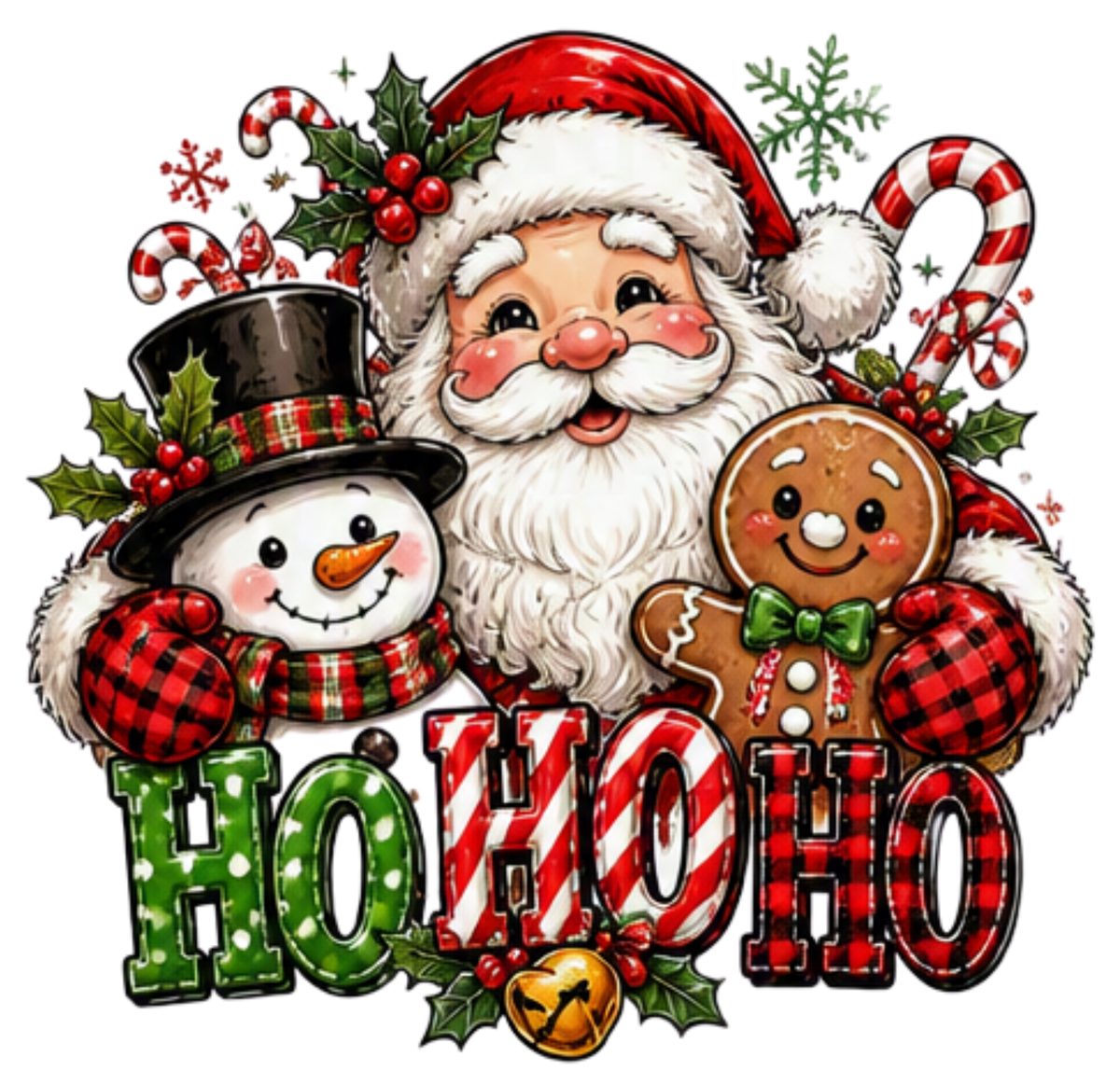 SANTA AND FRIENDS HO HO HO