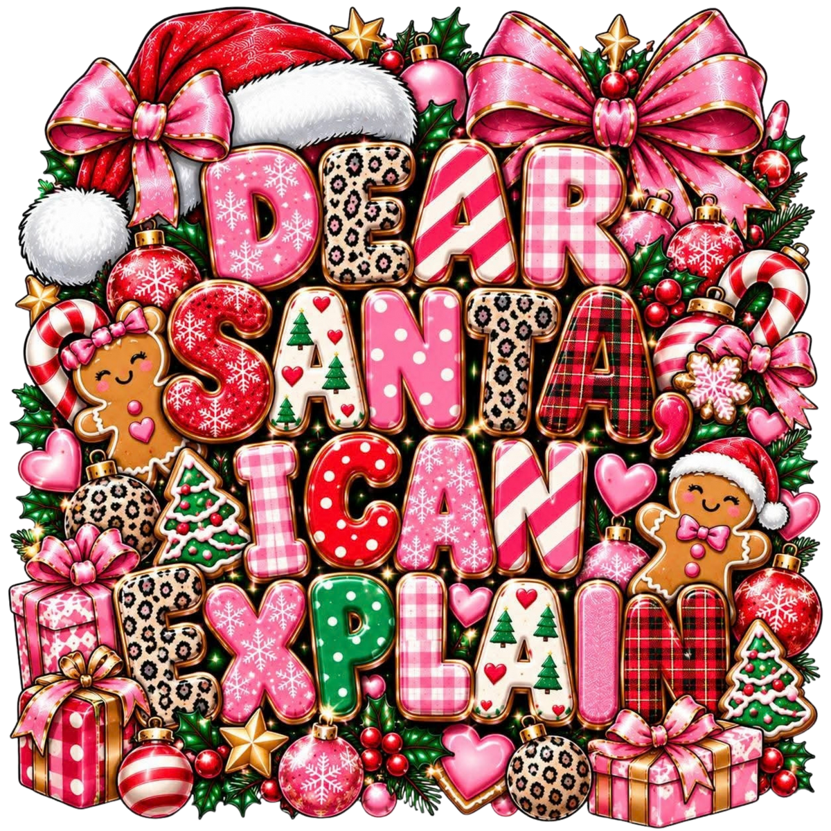 DEAR SANTA I CAN EXPLAIN