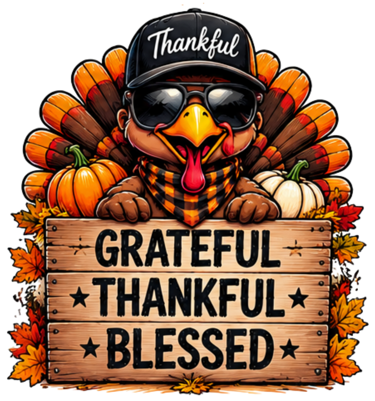 GRATEFUL THANKFUL BLESSED