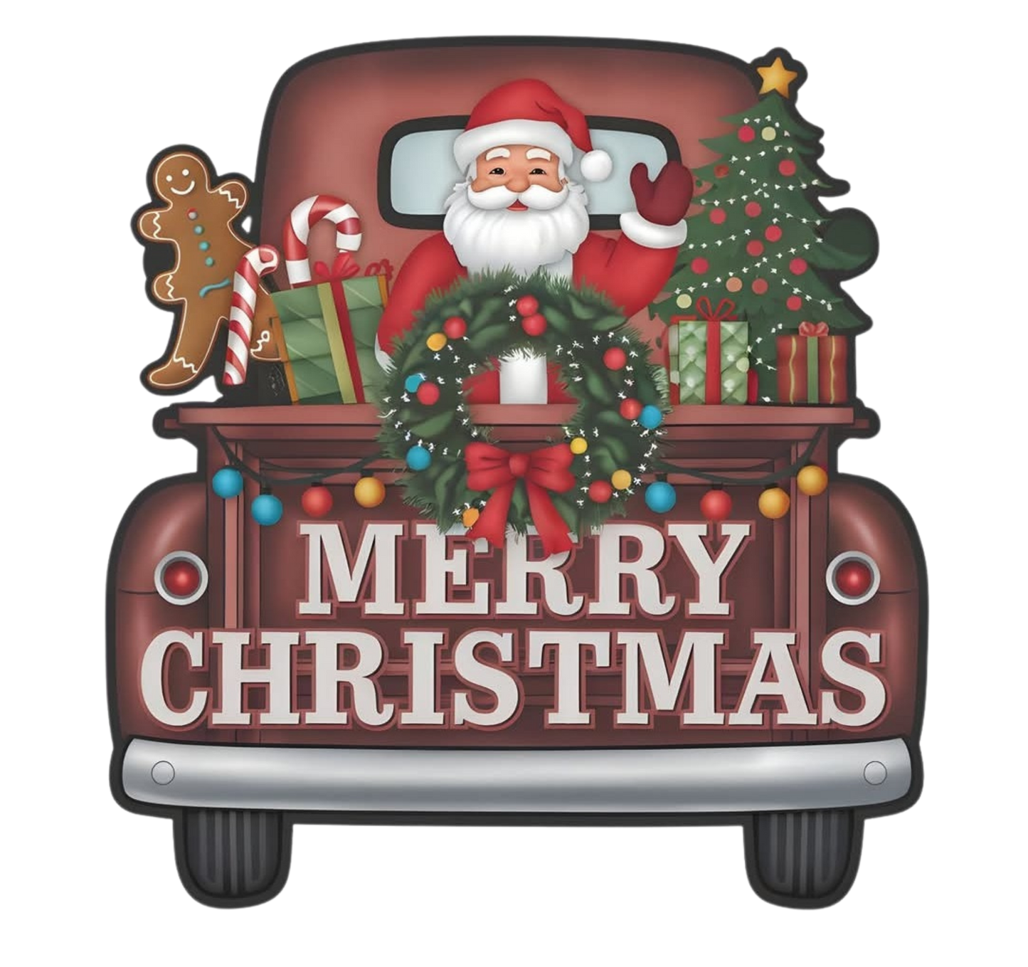 BROWN TRUCK MERRY CHRISTMAS