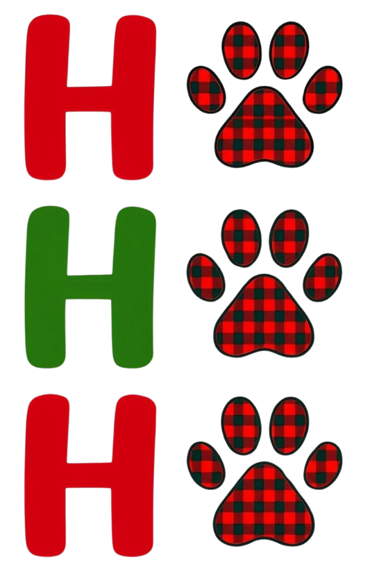HO HO HO  PAW PRINTS