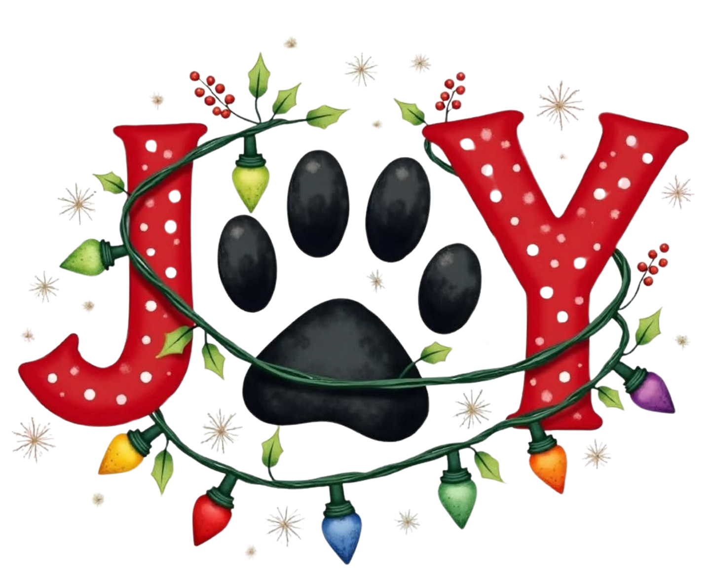 JOY WITH PAW PRINT