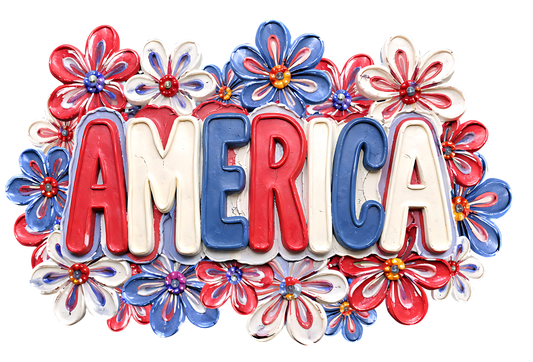 RED WHITE AND BLUE #134