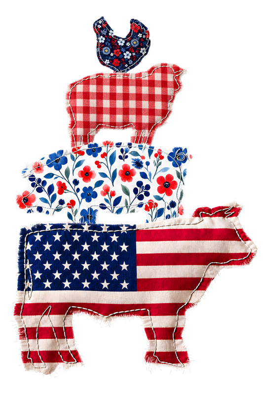 RED WHITE AND BLUE #118