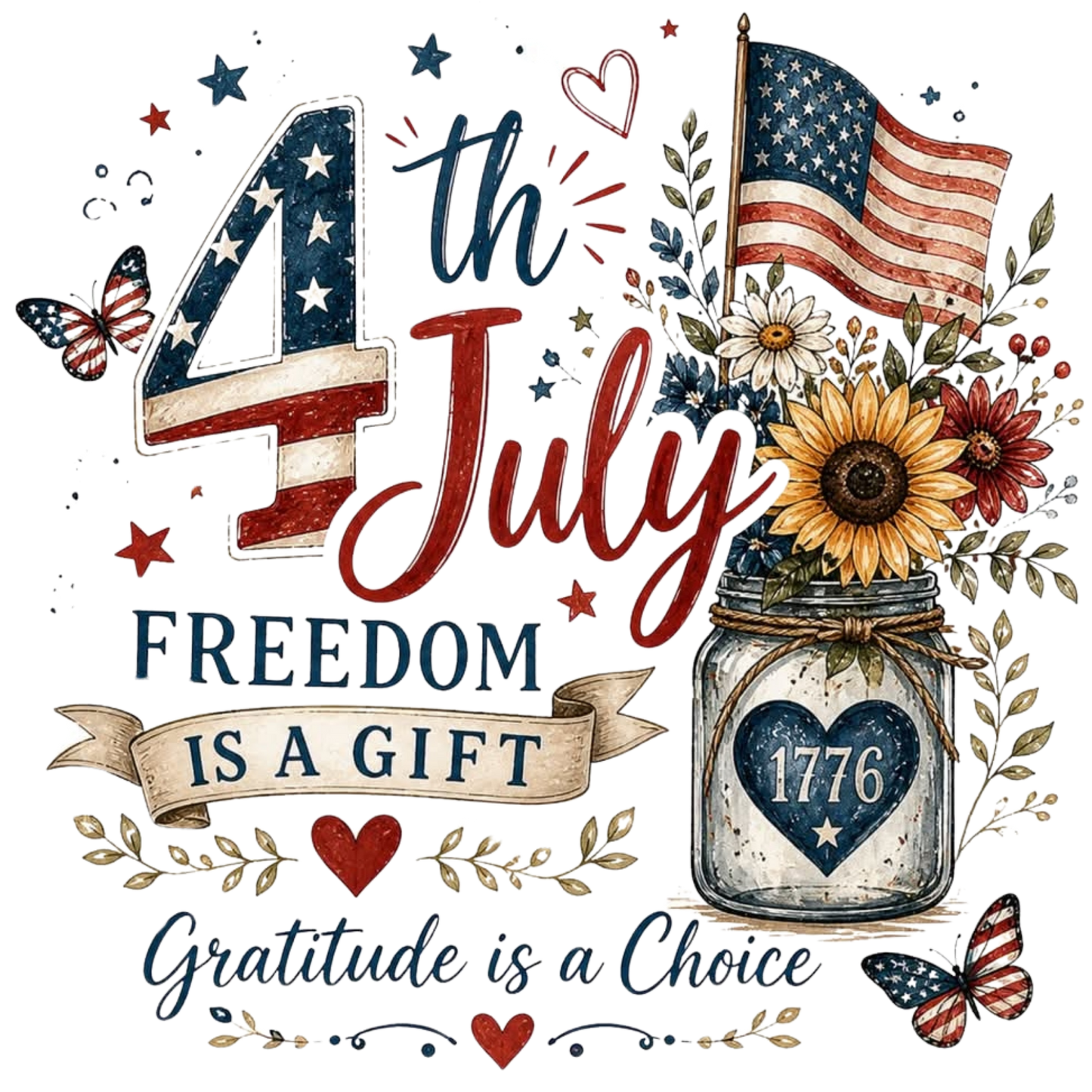 RED WHITE AND BLUE #121